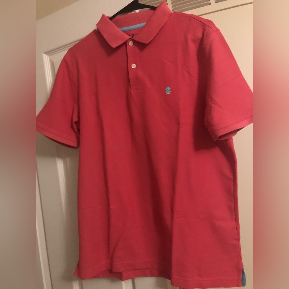 Izod red polo